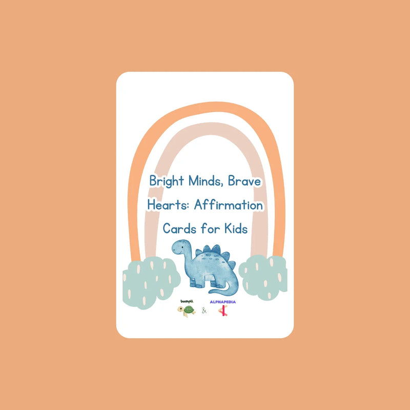 Bright Minds, Brave Hearts: Affirmation Cards for Kids EN - Bumpli