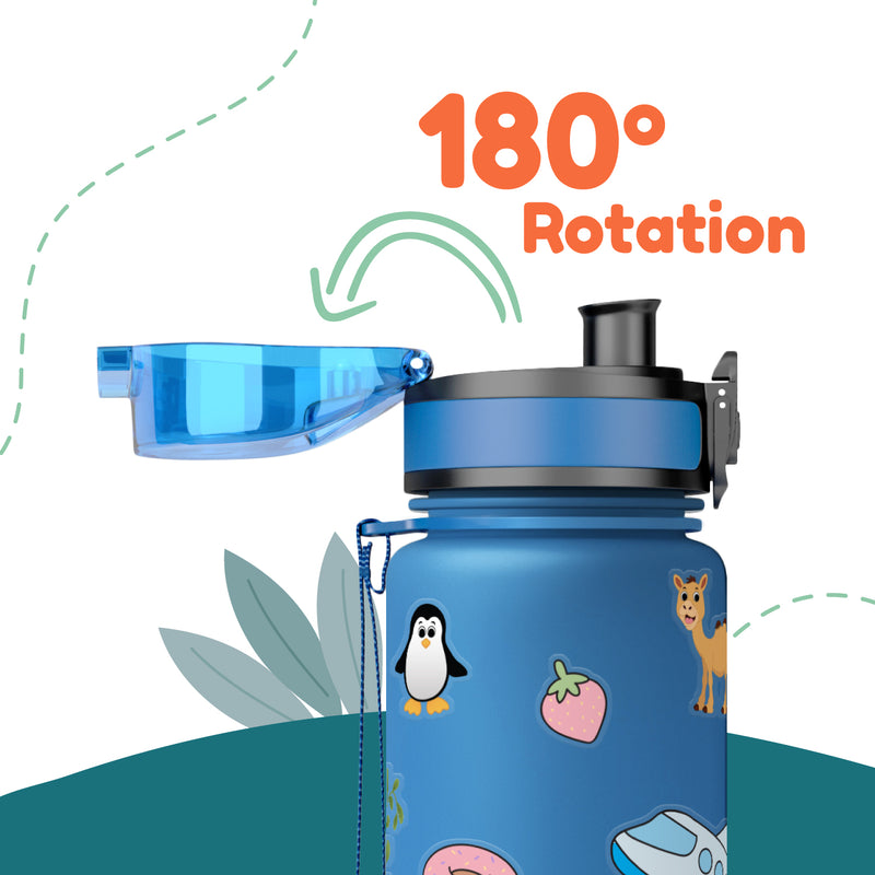 Trinkflasche 500 ml mit GRATIS Sticker-Set - Bumpli