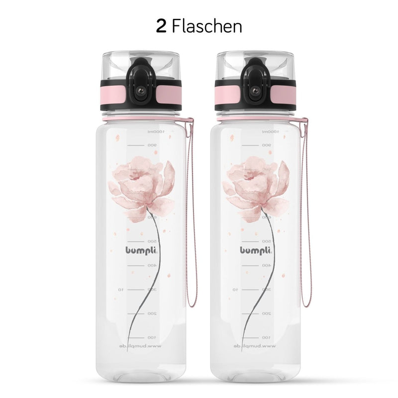 Doppelpack 1Liter Wasserflasche - Bumpli