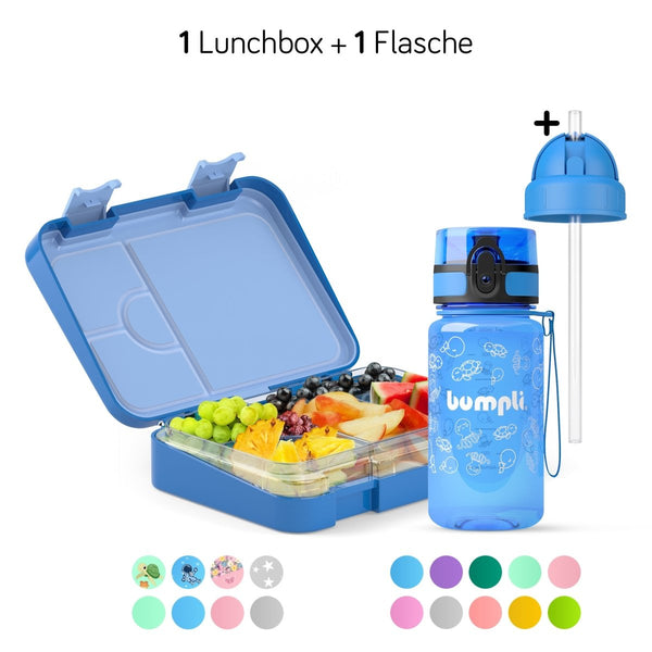 Lunchbox + 350 ml Trinkflasche: “Kleine Pause” - Bumpli