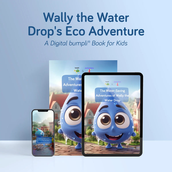 Wally the Water Drop's Eco Adventure - A Digital Book for Kids - Bumpli