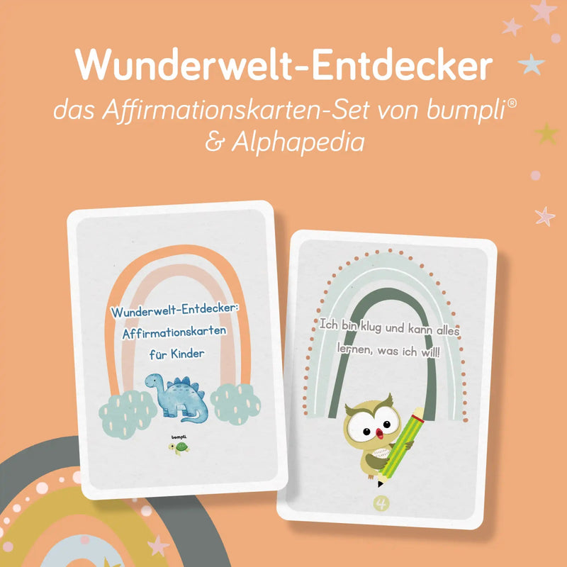Wunderwelt-Entdecker: Affirmationskarten für Kinder - Bumpli